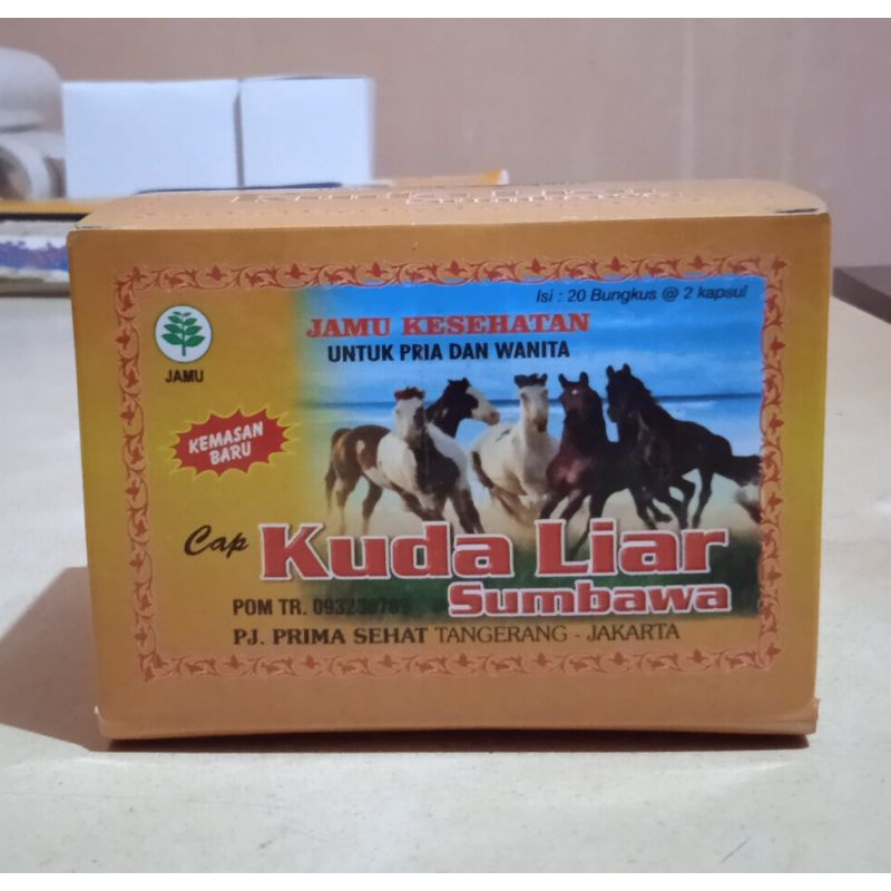 kuda liar sumbawa serbuk jamu asam urat pegelinu rematik