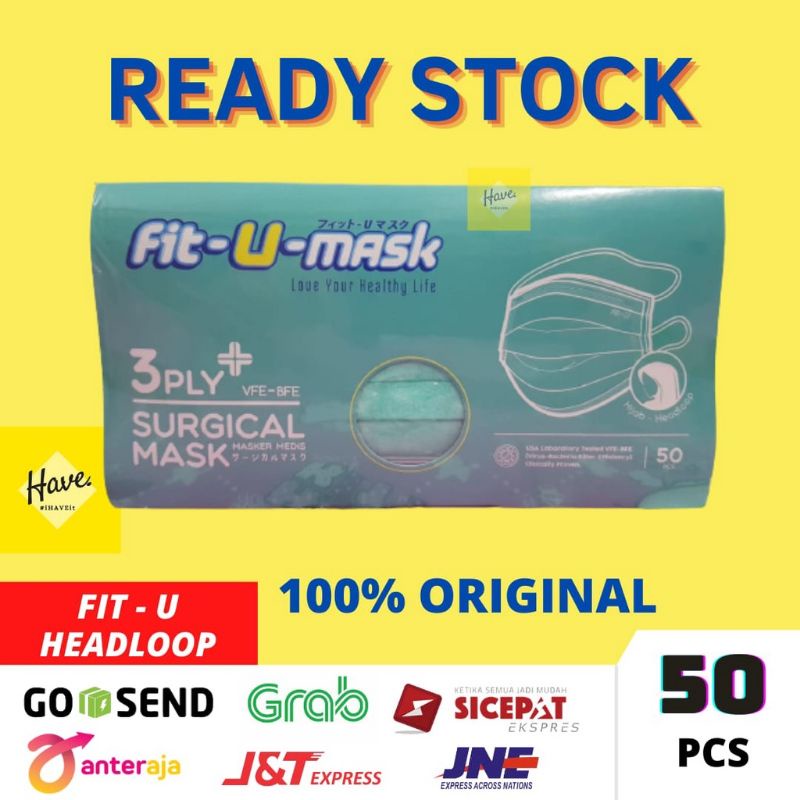 Masker Fit U Mask isi 50 pcs