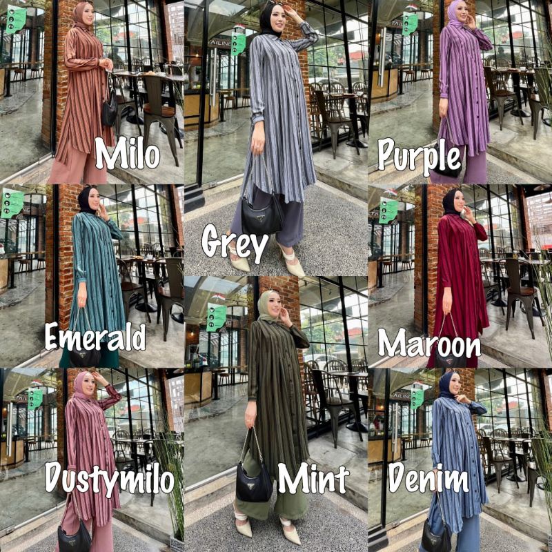 SHANIA 2 by ori GLAMZ GLZ tunik + celana