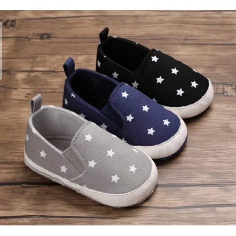 Sepatu Bayi Perempuan Laki laki 0 12 Bulan / Baby Shoes Prewalker STAR