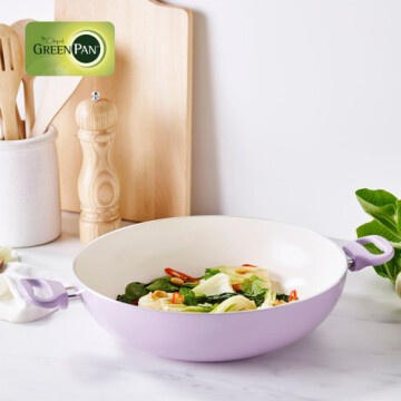 

GreenPan Delight Lavender Open Wok 32 cm / 5.43L