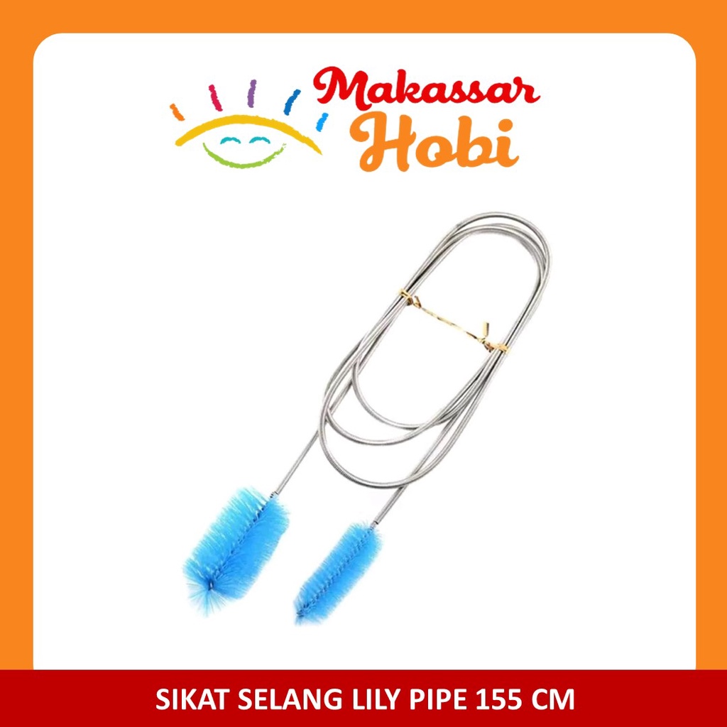 Sikat Lily Pipe Brush Pembersih Selang Pipa Filter Aquarium Aquascape