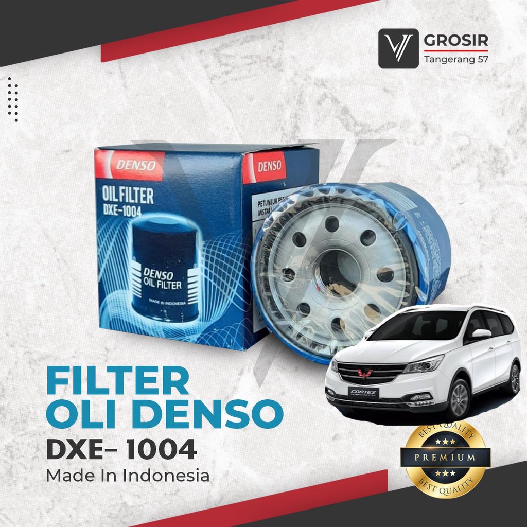 OIL FILTER WULING CORTEZ DENSO DXE1004 FILTER WULING CORTEZ