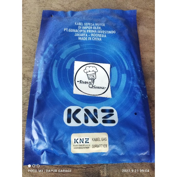 Kabel Gas set Supra Fit New KNZ