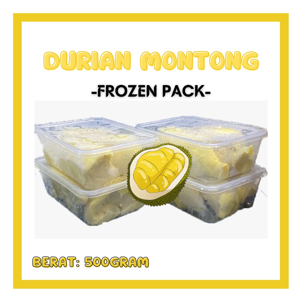 

DURIAN MONTONG KUPAS 500 GRAM