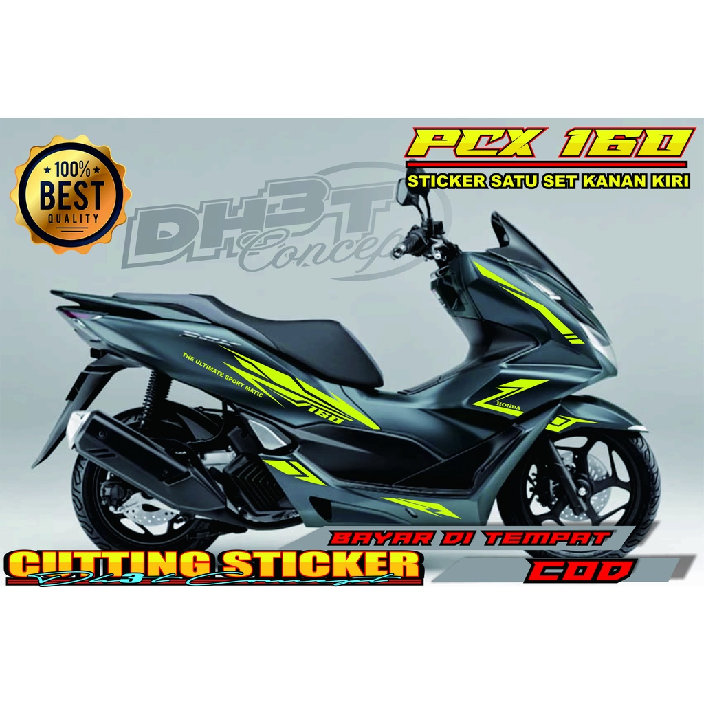 STICKER PCX 160 CUTTING STICKER STRIPING PCX NEW MODEL 3 CUTTING STICKER MOTOR KEREN