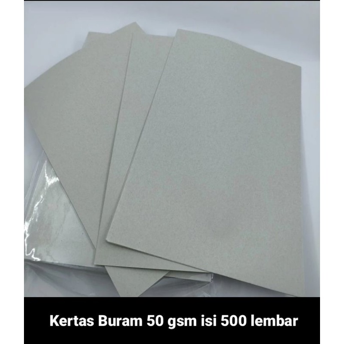 

Kertas Buram CD 50gsm Folio F4 1rim 500 lembar