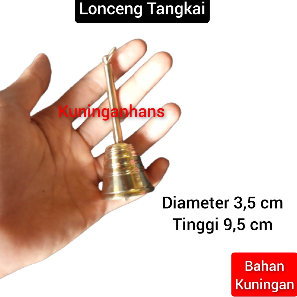 lonceng tangkai kuningan mini lonceng kuningan bel lonceng tangkai