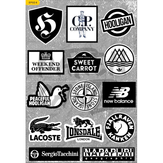 

STIKER BRAND CASUAL