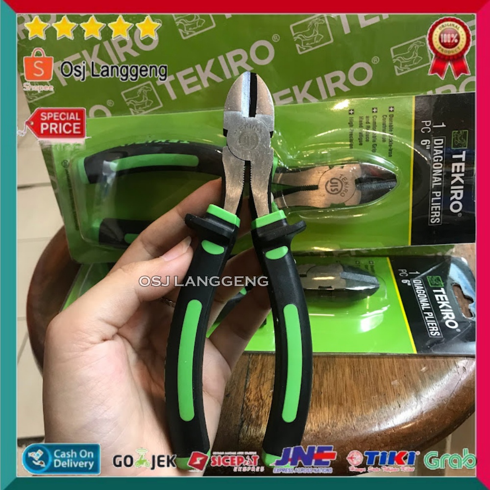 Tekiro Tang Potong 6 Inch / Diagonal Cutting Pliers Tekiro Promo