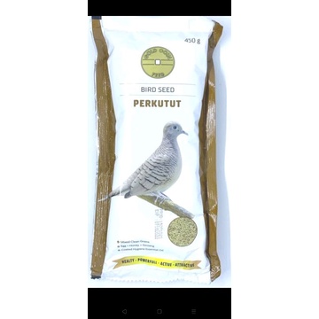 pakan burung kutut merek gold koin kutut kemasan 450gr