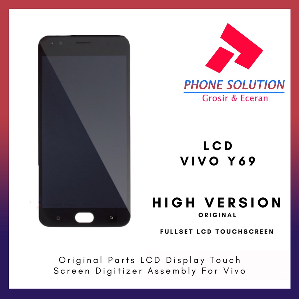 LCD Vivo Y69 ORIGINAL 100% Fullset Touchscreen // Supplier LCD Vivo - Garansi 1 Bulan