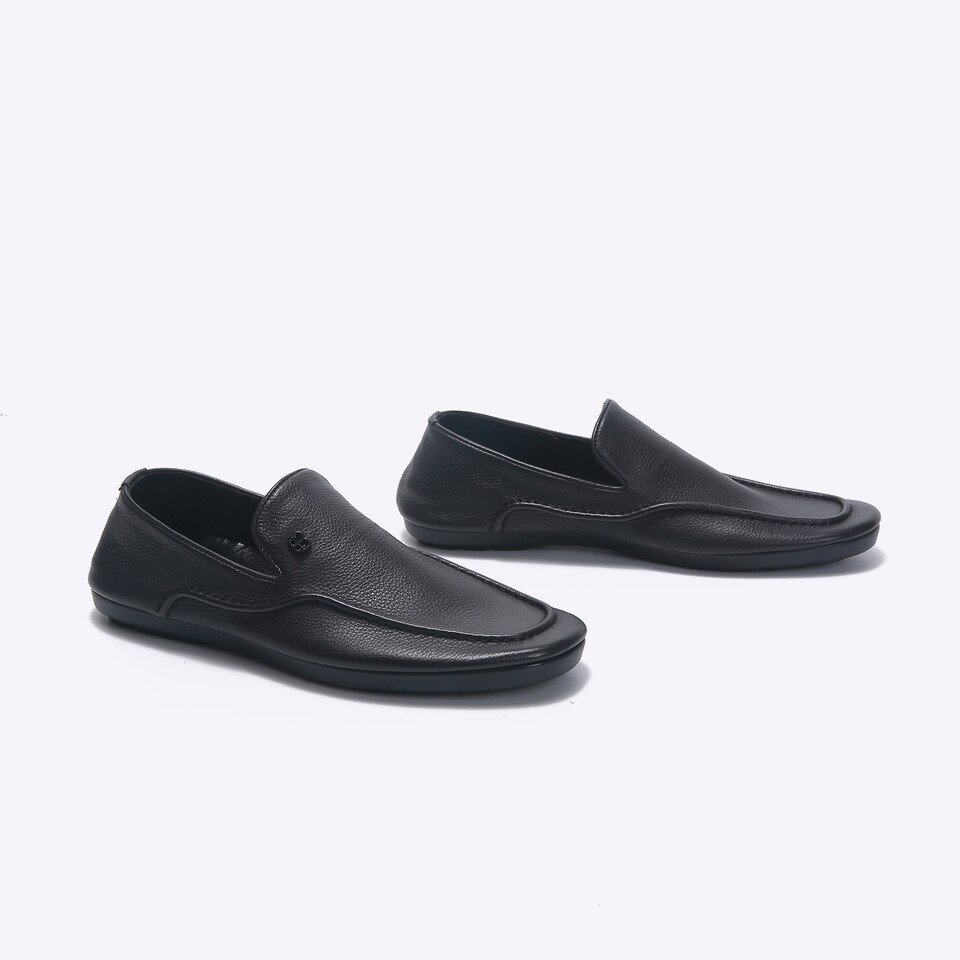 EM81 SEPATU PANSUS EVERBEST PRIA ORIGINAL LOAFERS LOAFER KULIT BRANDED HITAM