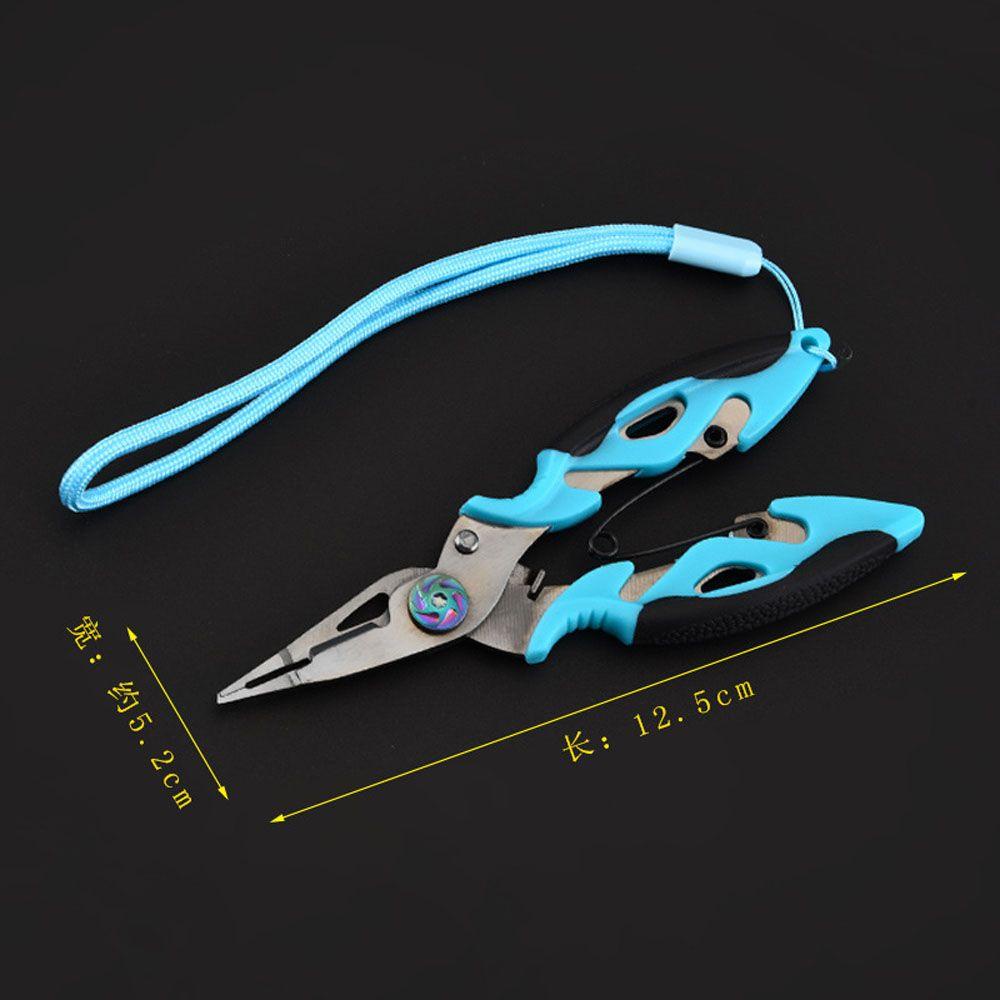 Lanfy Alat Pemotong Pancing Fishing Tackle Multifungsi Fish Controller Stainless Steel Outdoor Split Ring Tang Hook Remover