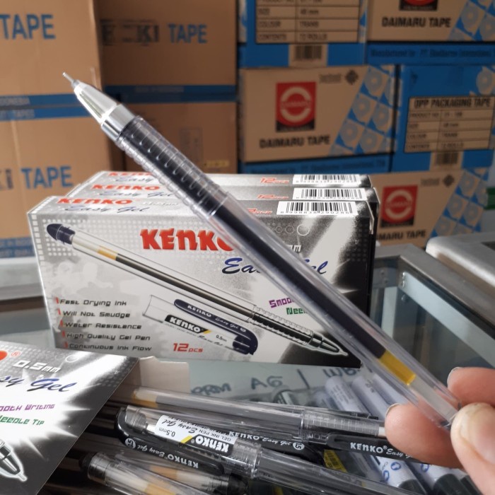 

Ballpoint Pen Pena Pulpen Easy Gel KENKO ASLI 0.5mm/Pen Easy Gel KENKO