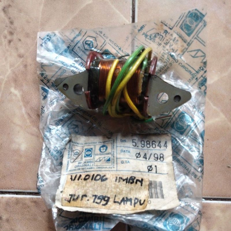 spul lampu vespa super sprint ricambi original