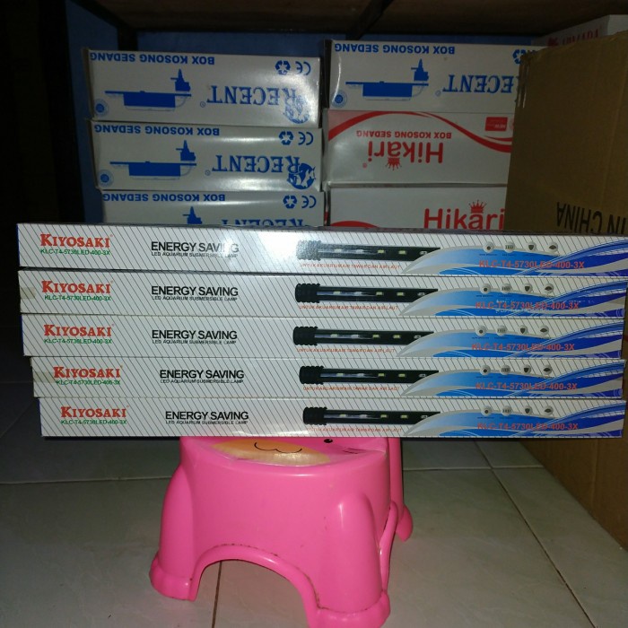 Lampu LED Celup Akuarium Kiyosaki KLC T4 5730 800 80cm 3X Mode Warna