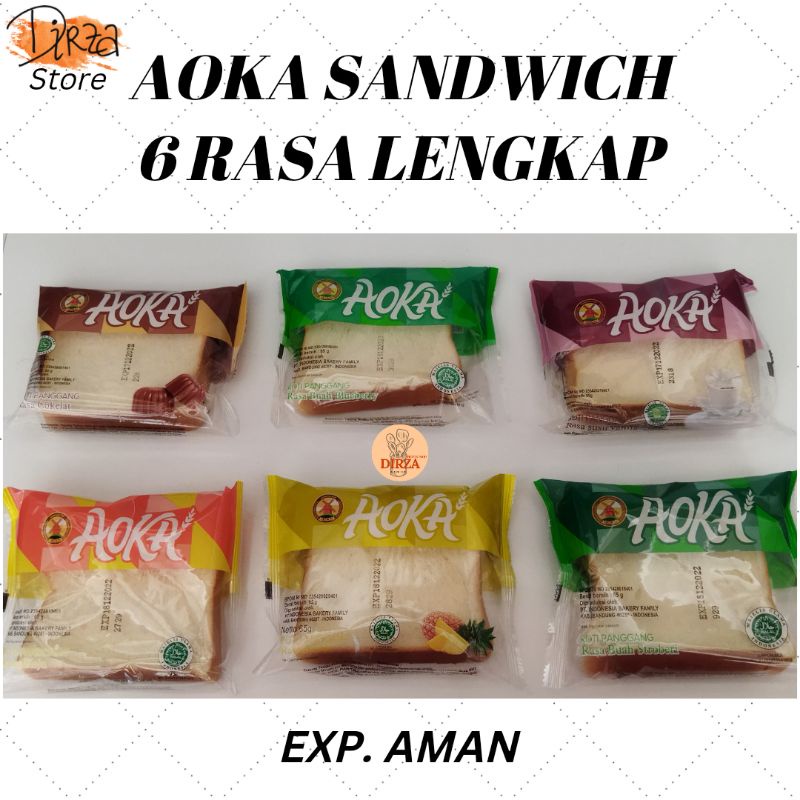 

AOKA SANDWICH Roti Sandwich Viral Enak Murah