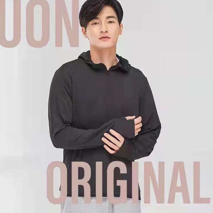 codePp6P0--UON Jaket Pria Olahraga Outdoor Sun Protection Anti UV UPF 50+ Outer Skin Coat UON 100% O