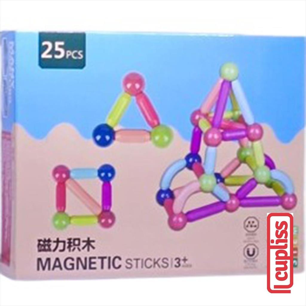 Puzzle Magnetic Stick 25 pcs Mainan Edukasi Anak