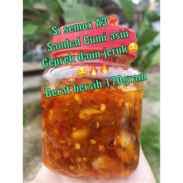 

sambal cumi asin honje kecombrang pedassss