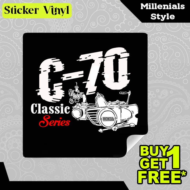

Stiker Sticker Classic Cseries C70 Gambar Unik Desain Keren dan Kekinian Aesthetic Bahan Vinyl Satuan Anti Air