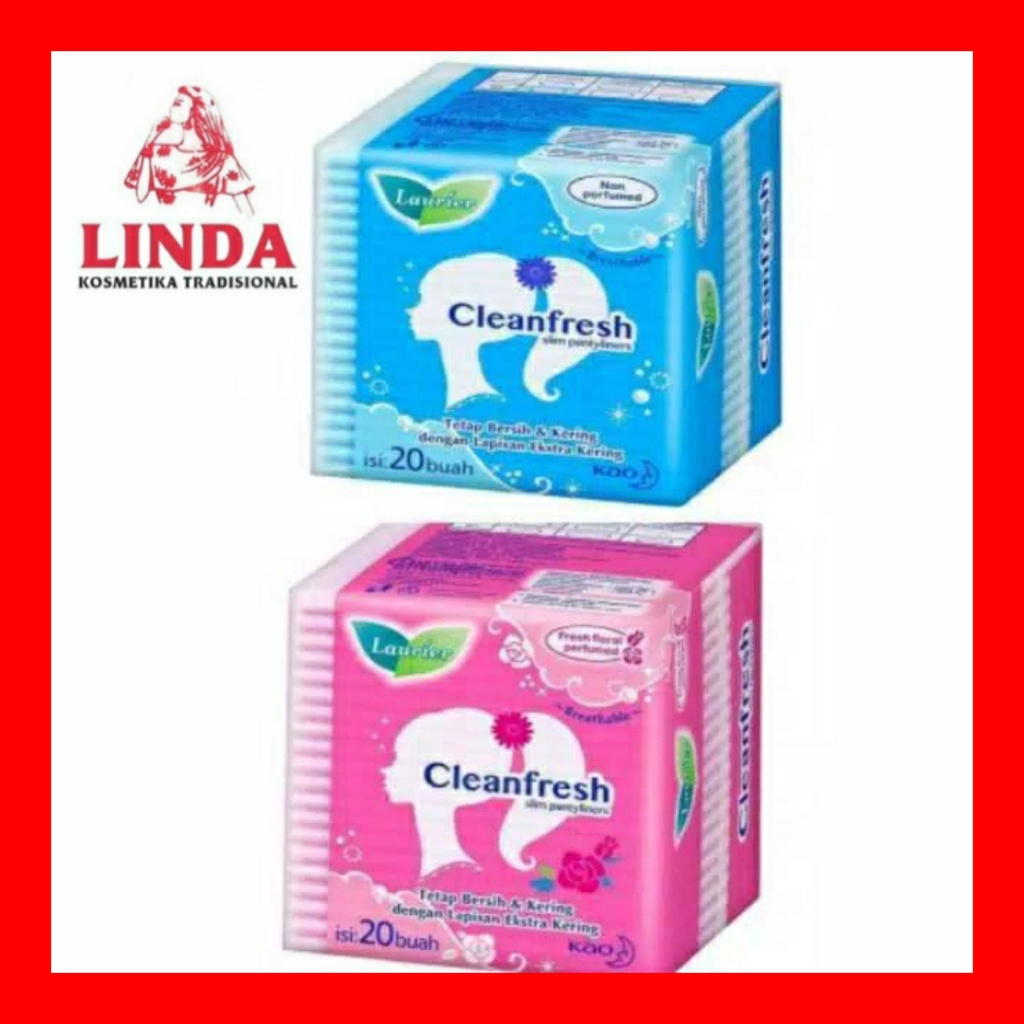 LAURIER CLEAN FRESH SLIM PANTY LINERS / LAURIER PANTYLINER PARFUM &amp; NON PARFUM