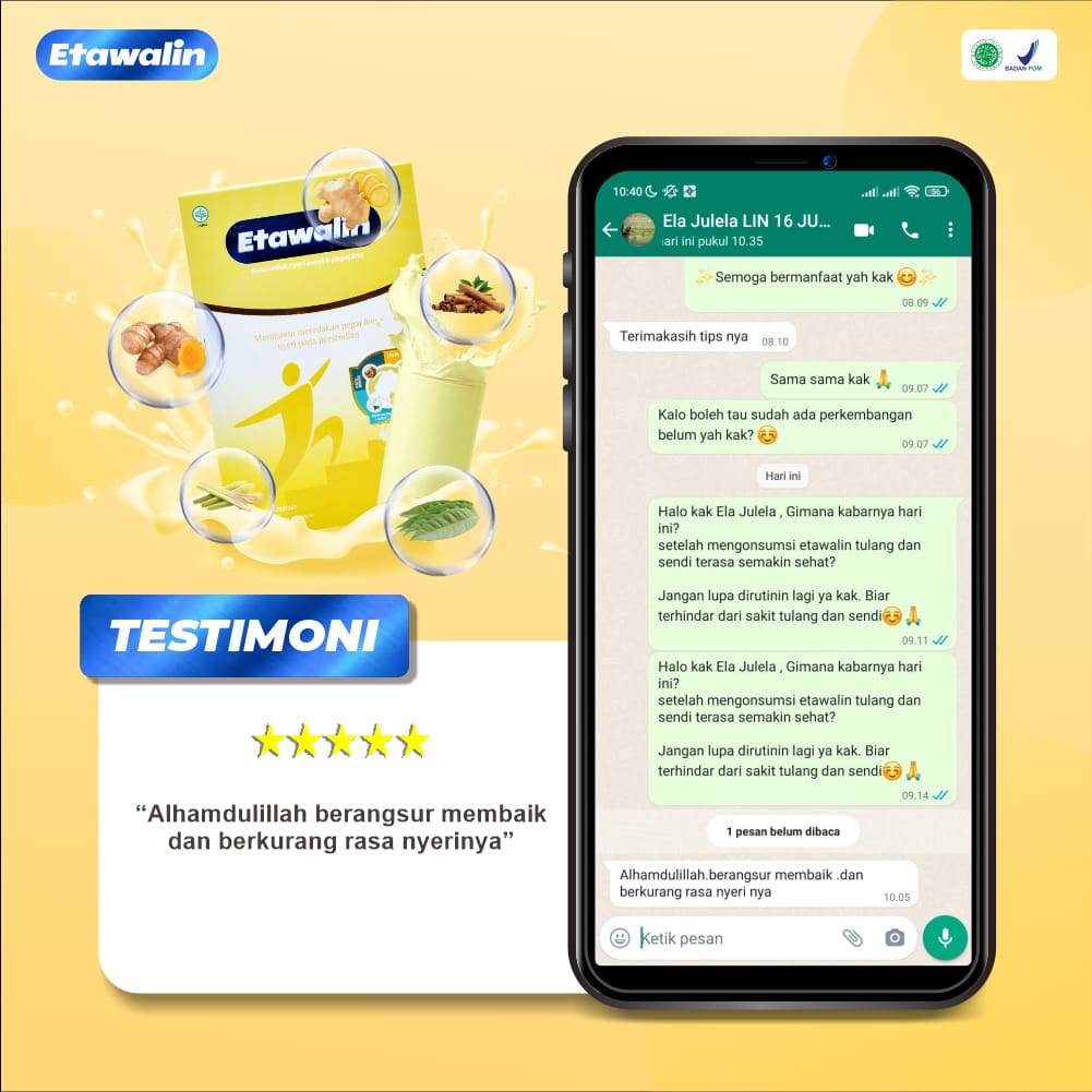 Promo ETAWALIN Susu Sendi Asam Urat / Susu Kambing Etawa Padatkan Tulang Atasi Asam Urat Pengapuran Rematik Nyeri Sendi Lutut Pinggang 200 Gr
