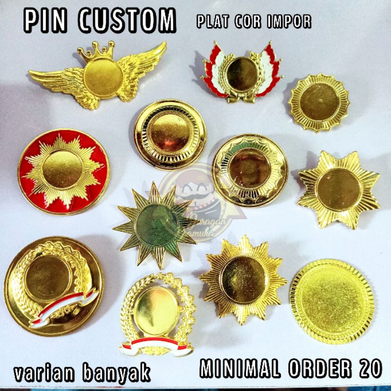 PIN CUSTOM PLAT COR all VARIAN ( CUSTOM )