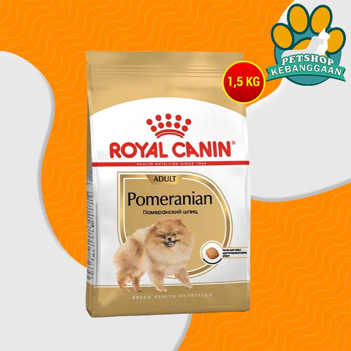Royal Canin Pomeranian adult Makanan Anjing Pom Dewasa Dry Food 1.5 KG