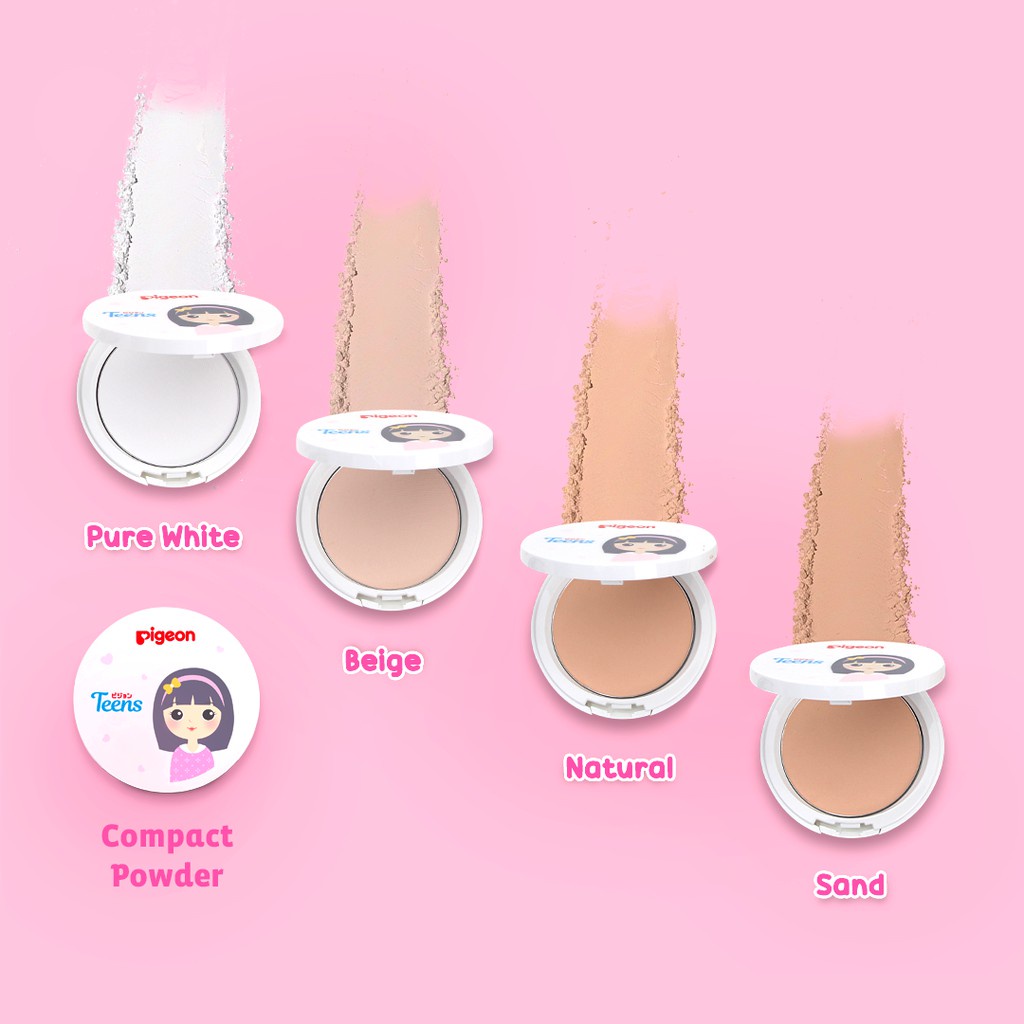 TERMURAH! PIGEON Teens COMPACT POWDER FULL / UV / REFILL