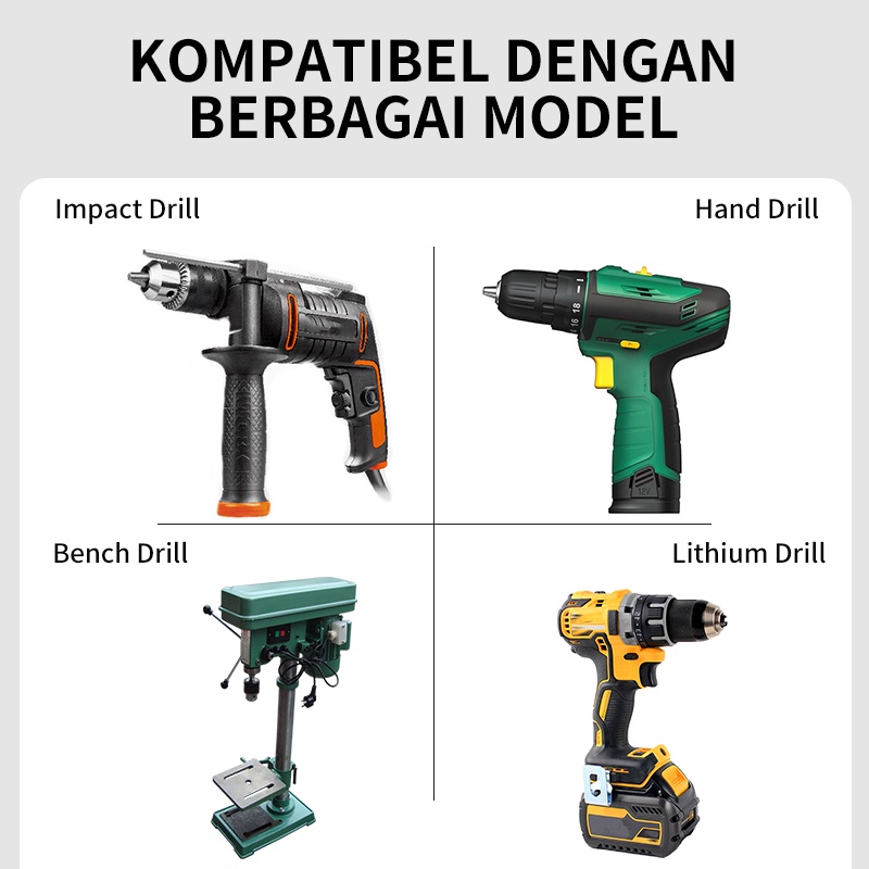 ISKU Mata Bor Beton HSS Memutar Bor Mata Bor Baja Kecepatan Tinggi Twist Drill Bit 3MM - 12 MM Untuk Baja Tahan Karat, Besi, Aluminium,