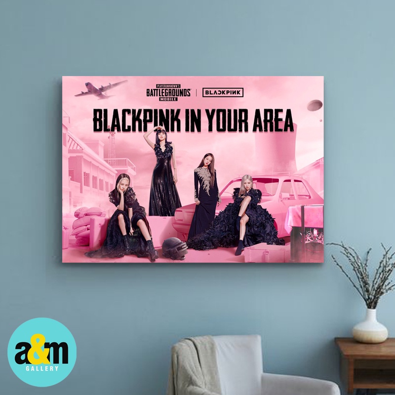 Poster Kayu BLACKPINK AESTHETIC I Hiasan Dinding Dekorasi Kamar I Poster Kayu K-POP Dekorasi Kamar - A&amp;M