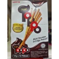 

LOTTE TOPPO VANILLA CHOCOLATE STICK ISI 12