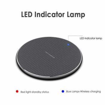 Wireless Charger Qi Fast Pad Station Base 10W / Charger Tempel Charger Tanpa Kabel / Qi Wireless Charger Smartphone Charger Wireless Fast Charging QI Quick / Casan Hp Wireless Tipis Ringan Minimalis Elegan Wireless Charger Fantasy Qi HP IOS Iphone Android