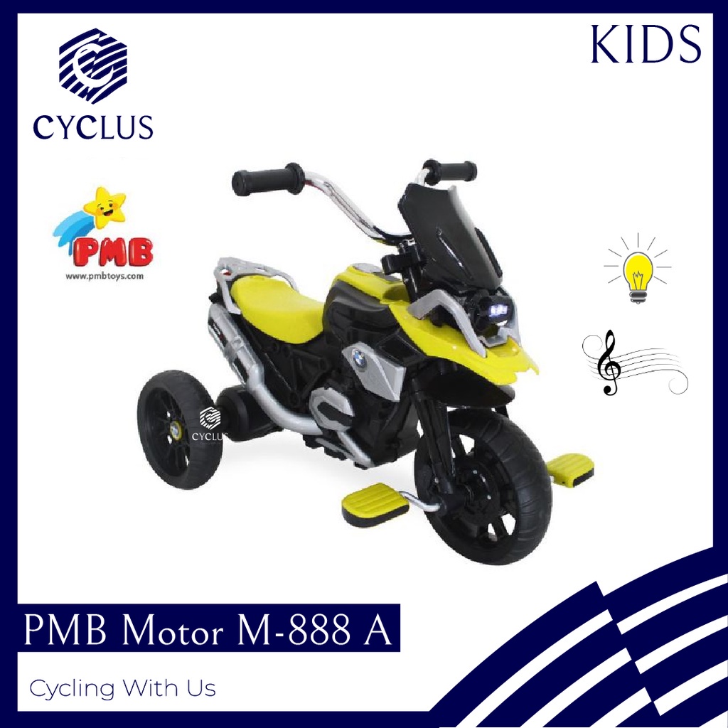 Sepeda Motor Mainan Anak Ninja PMB M 888-A Gowes Motoran Motor Goes Sepeda Motor Anak PMB 888