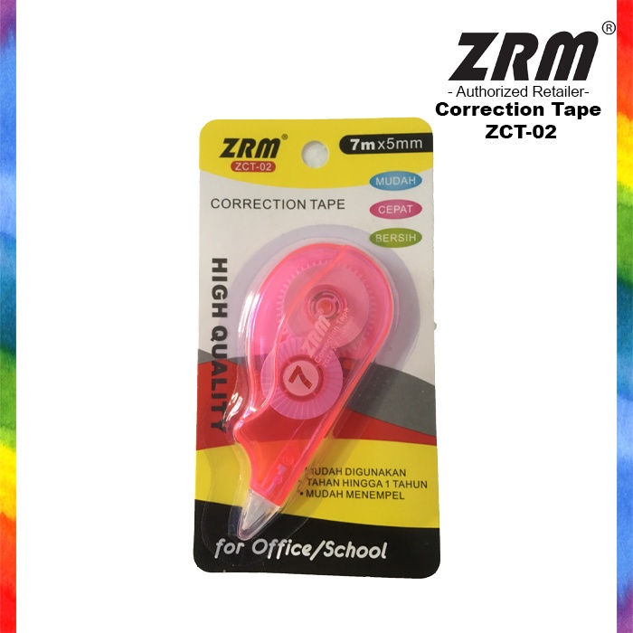 

ZRM 7m Correction Tape / Tip x Pita 7m ZCT-02