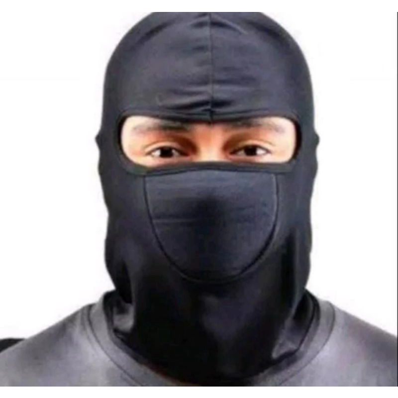 masker buff ninja polos masker motor full balaclava masker ninja tebal