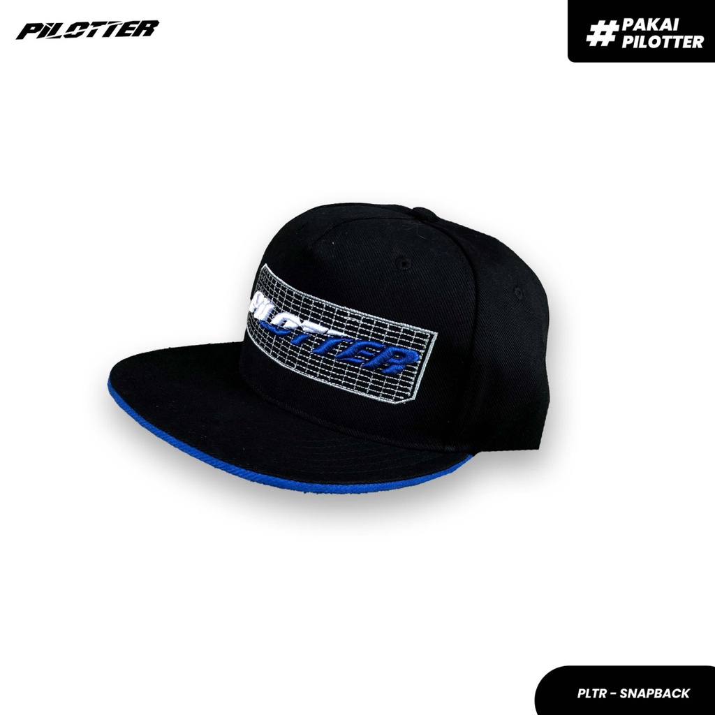 SNAPBACK PILOTTER BLUE ORIGINAL FREE STIKER TOPI PILOTTER BIRU TOPI PILOTER TOPI CEPER PILOTTER