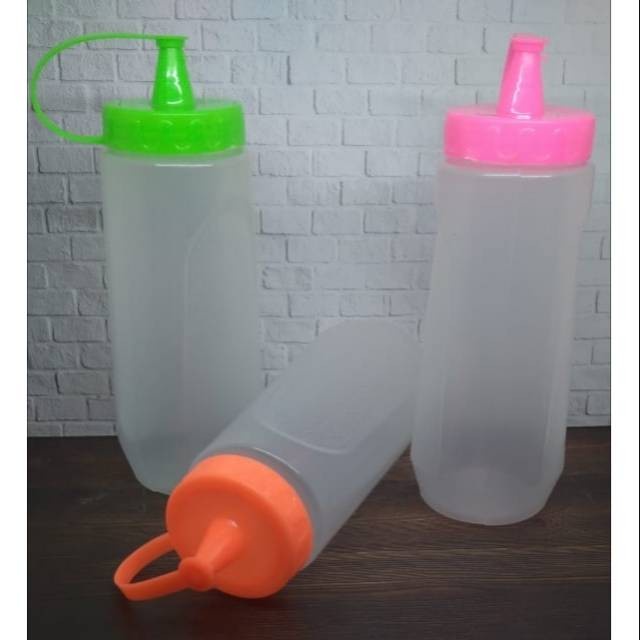 [PROMO] botol kecap saus ketchup mayones mayonais sirup 500ml saos pelastik