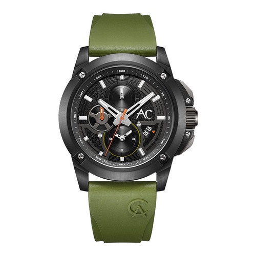 Jam Tangan Pria Alexandre Christie AC 9602 MC RIPBAGN Chronograph Men