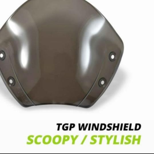 Windshield Scoopy TGP / Visor Scopy Fino TGP / Winsil Scoopy TGP - Hitam