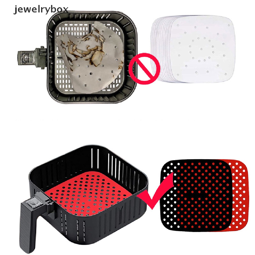 (jewelrybox) Alas Air Fryer Anti Lengket Bahan Silikon