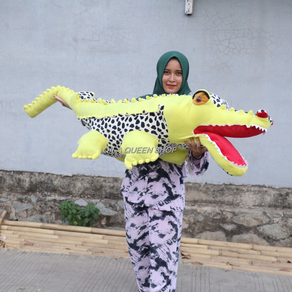 BONEKA BUAYA SUPER JUMBO TERLARIS BISA COD