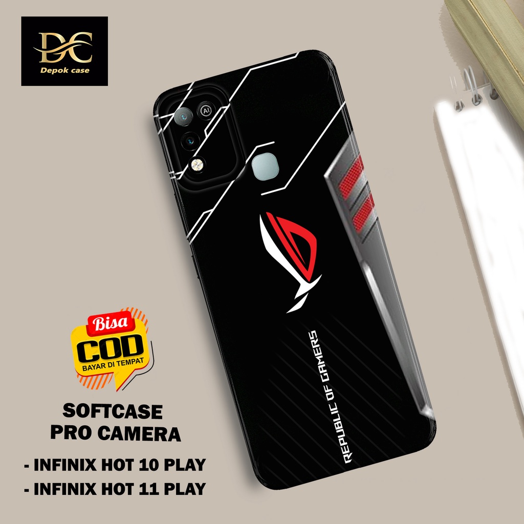 Case Infinix Hot 10 Play / Infinix Hot 11 Play Terbaru - Fhasion Case GAMING - Casing Hp Infinix Hot