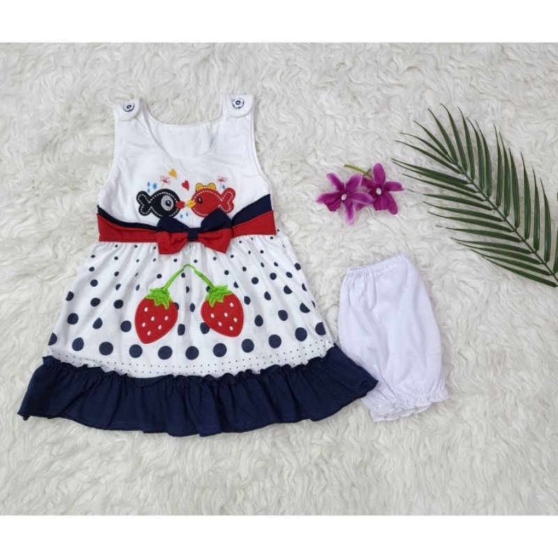 baju bayi perempuan set dres baby girl