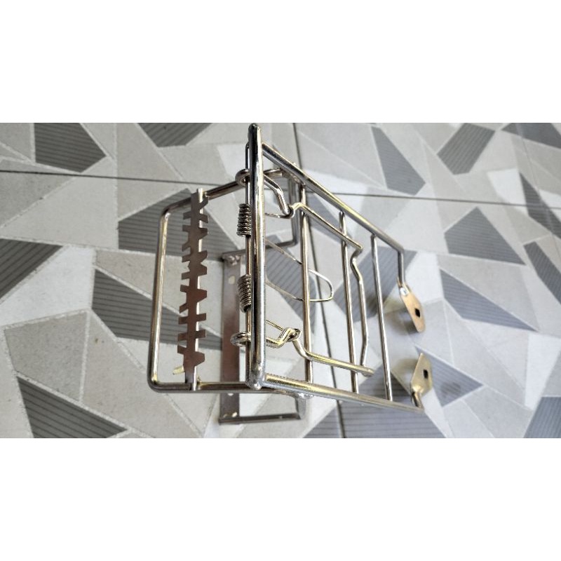 BAGASI keranjang rak jepit belakang rak koba  yamaha v75/v80