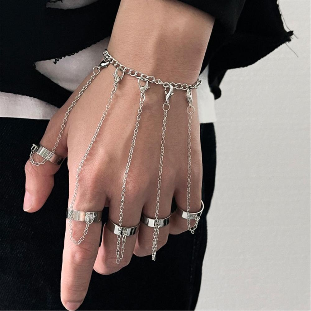 Gelang Punk Nanas Fashion Perhiasan Tali Tangan Rantai Pergelangan Tangan