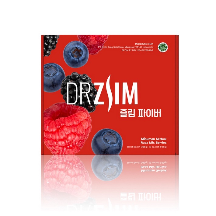 DRZLIM Minuman Fiber Serat Detox Diet Kesehatan Dan Pelangsing 100% Original HOPYLOVY