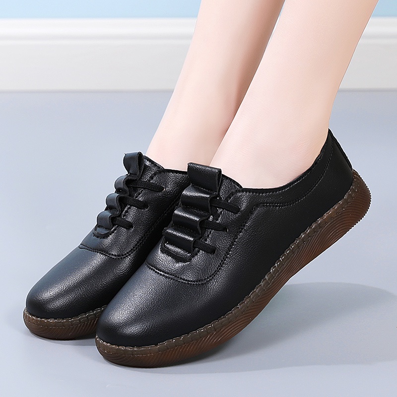 FOKU Sepatu Flat Wanita ️️Lembut Loafers Wanita Kerja Flatshoes Terbaru